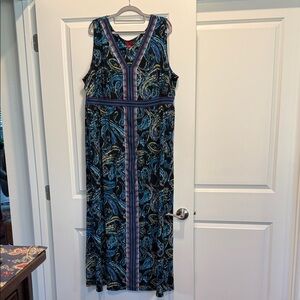 Elle 2X Paisley Maxi Dress #2